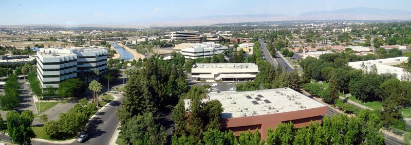 Bakersfield panoramic view