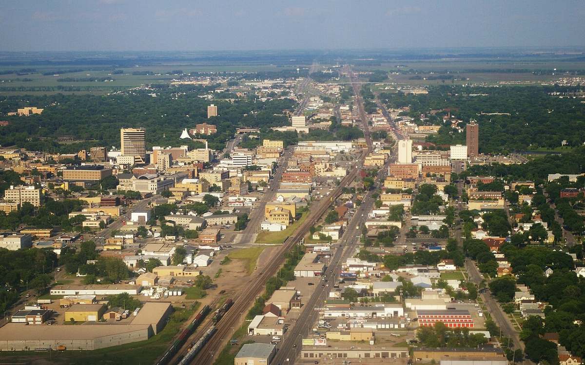 Fargo, ND downtown overview