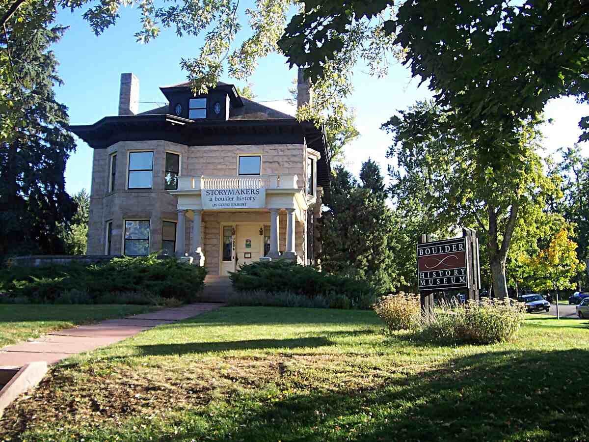 lawn in front of a building in colorado