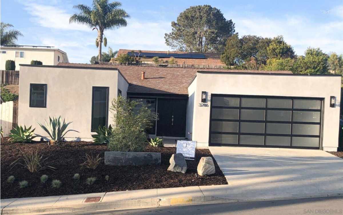 lawn in front of a house in san diego