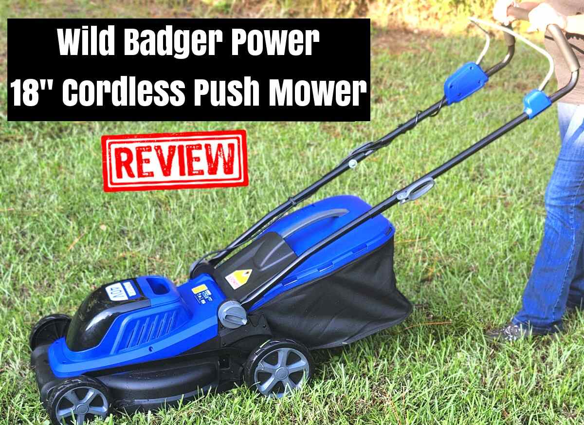 Wild Badger Power 40V 18" Cordless Push Mower